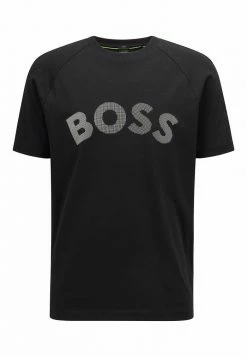 BOSS NAPS TEE - Print T-shirt - Black -BOSS Sales Store 3928570db117495abc3eff234f895ca1