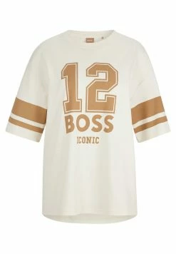 BOSS Ebase - Print T-shirt - Open White -BOSS Sales Store 3977d83083ac43fc802472477f5d2c02