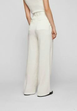 BOSS TILLIA - Trousers - Natural -BOSS Sales Store 39a70ce13f474105956d2aa1f94d1c6e