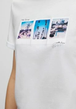 BOSS ESUMMER - Print T-shirt - White -BOSS Sales Store 39db93a8ea564b94845f0717b30ad474