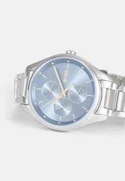 BOSS GRAND COURSE - Watch - Silver-coloured/blue -BOSS Sales Store 3a22a101cd9f4a5e815e62d4780661e1