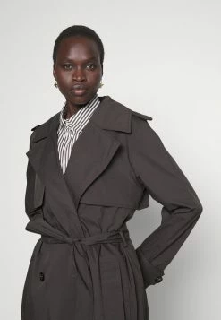 BOSS Trenchcoat - Charcoal -BOSS Sales Store 3af3bd11eb6247758ca7de77d9dca4b7