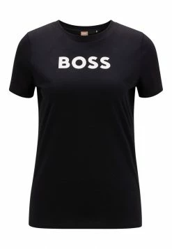 BOSS ELOGO - Print T-shirt - Black -BOSS Sales Store 3b08d53724f34294a31719f61c93f9d1
