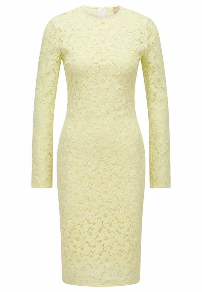 BOSS DREALINA - Shift Dress - Yellow 6 BOSS DREALINA - Shift Dress - Yellow - Image 4
