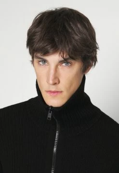 BOSS KAMONDO - Cardigan - Black -BOSS Sales Store 3b2654aea094477ba473433657240c53