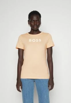 BOSS ELOGO - Print T-shirt - Light Pastel Orange