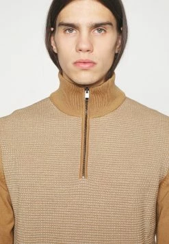 BOSS Jumper - Medium Beige -BOSS Sales Store 3b9eabc879424441961377877b7aa889