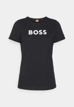 BOSS ELOGO - Print T-shirt - Black -BOSS Sales Store 3bc727c4315c458ba14249b4f69fdef4