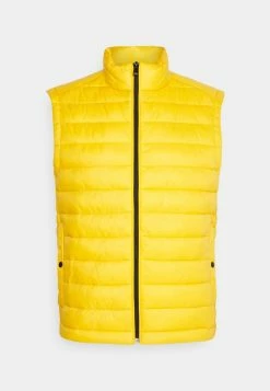 BOSS CALANO - Waistcoat - Open Yellow -BOSS Sales Store 3c7c8e438d2c4ad0b97673e31704f2d7