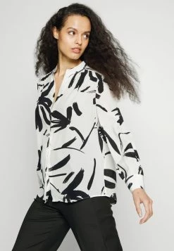 BOSS BANORA - Blouse - White/black -BOSS Sales Store 3d4a1750b3e14025aff9bfeb561d0255