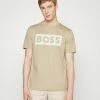 BOSS TIBURT - Print T-shirt - Light Beige -BOSS Sales Store 3db884bea449457c9a5251e7eaf8f5c3