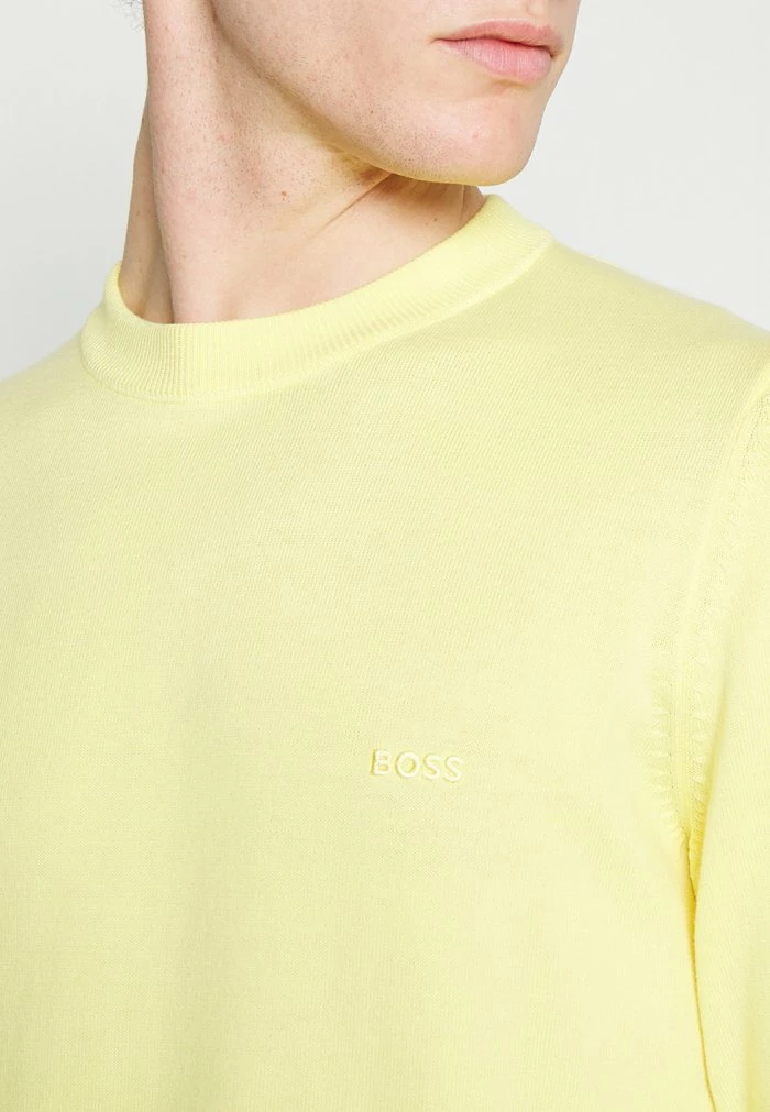 BOSS PACAS - Jumper - Light/pastel Yellow 7 BOSS PACAS - Jumper - Light/pastel Yellow - Image 5