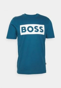 BOSS TIBURT - Print T-shirt - Medium Blue -BOSS Sales Store 3e3b26c781d244fbae7a25bc624ecd31