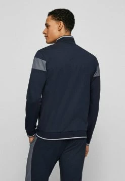 BOSS Zip-up Sweatshirt - Dark Blue -BOSS Sales Store 3e451fc584f54af985c70e112d2be508