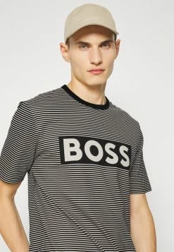 BOSS TIBURT - Print T-shirt - Black -BOSS Sales Store 3e83daf72dd349c1aec39ca9470c6ff8