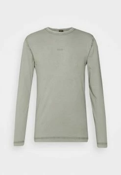 BOSS TOKKSLONG - Long Sleeved Top - Medium Grey
