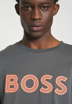 BOSS TEEOS - Print T-shirt - Grey -BOSS Sales Store 3ebb1a5aa09a46f7bdccefdcf6c0dbb9