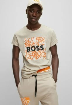 BOSS TEGRAFBASIC - Print T-shirt - Open Beige One 11 BOSS TEGRAFBASIC - Print T-shirt - Open Beige One -BOSS Sales Store 3ecb86a29cb94df49147db8944e02c4b