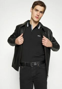 BOSS PADDY CURVED - Polo Shirt - Black -BOSS Sales Store 3f132c2c5c2e4083bff26c46479ded79