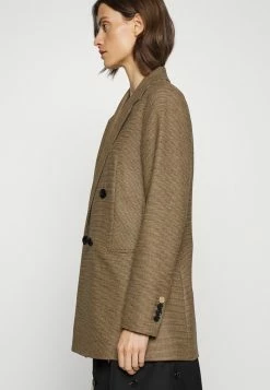 BOSS JERICONA - Short Coat - Brown/black -BOSS Sales Store 3f1fa572c12e4c05b1ef3504f43de61a