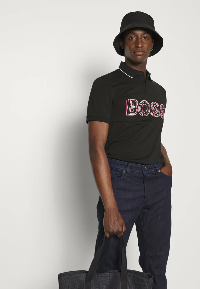 BOSS PAVEL - Polo Shirt - Black 6 BOSS PAVEL - Polo Shirt - Black - Image 4