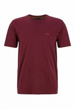 BOSS CURVED - Basic T-shirt - Dark Pink Four -BOSS Sales Store 4001401ec98d488bad61302d5f0ec6ec