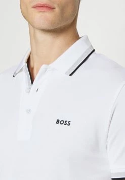 BOSS PADDY CURVED - Polo Shirt - White -BOSS Sales Store 418dde323c534e749a3dedb229c9182d