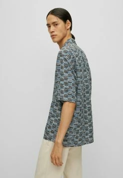 BOSS LARS - Shirt - Dark Blue Four -BOSS Sales Store 434a188d048445ec87d7e41821b5f4de