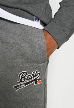 BOSS X RUSSELL ATHLETIC JAFA - Tracksuit Bottoms - Medium Grey -BOSS Sales Store 43a14195c742457a9156a2c7cdba7631