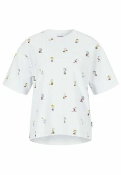 BOSS ENATE - Print T-shirt - White