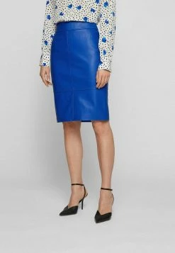 BOSS SELRITA - Pencil Skirt - Open Blue