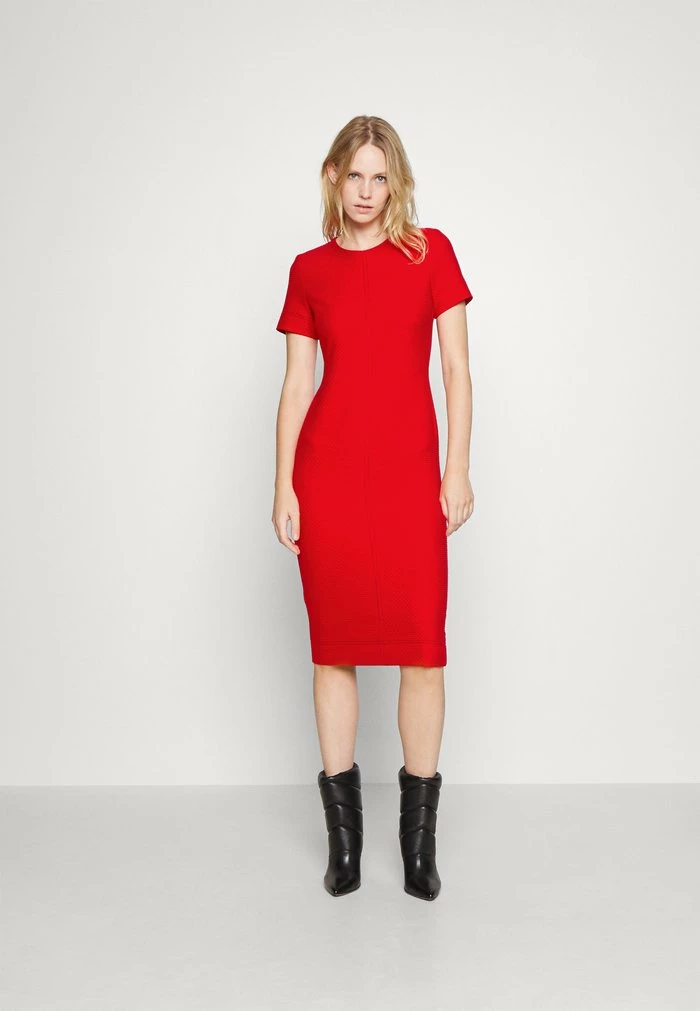 BOSS DIXETTA - Shift Dress - Red 3 BOSS DIXETTA - Shift Dress - Red