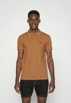 BOSS PAUL CURVED - Polo Shirt - Medium Brown
