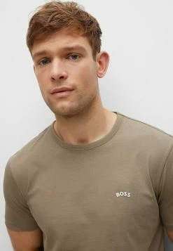 BOSS CURVED - Basic T-shirt - Light Green Four -BOSS Sales Store 45f6e09187b44788862f7218e0656cb9