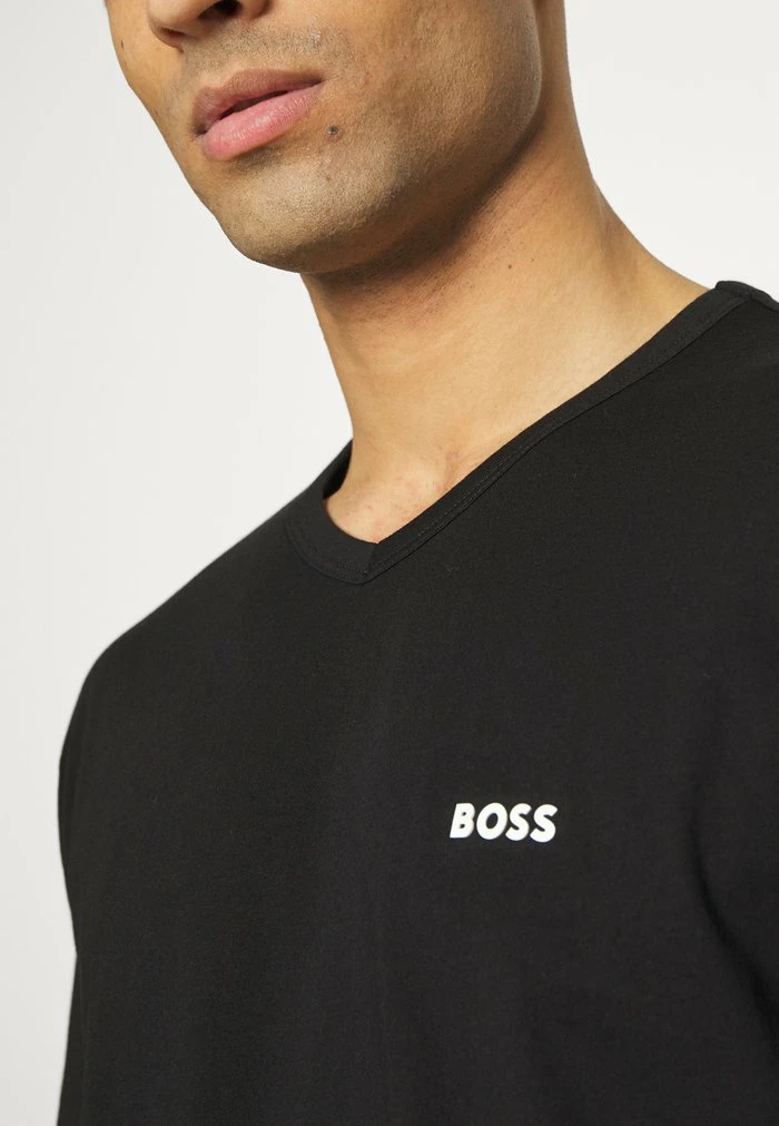 BOSS TEEVN CURVED - Print T-shirt - Black 8 BOSS TEEVN CURVED - Print T-shirt - Black - Image 6