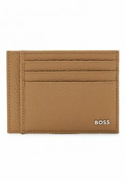 BOSS CROSSTOWN_S N - Business Card Holder - Beige Five