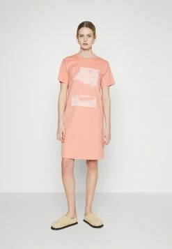 BOSS ENCHY - Jersey Dress - Light/pastel Red