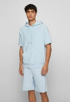 BOSS SEALY - Print T-shirt - Light Blue Three