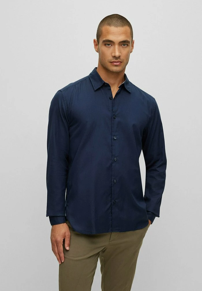 BOSS LIAM - Shirt - Dark Blue Four 3 BOSS LIAM - Shirt - Dark Blue Four