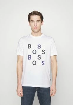 BOSS TESSLER - Print T-shirt - White