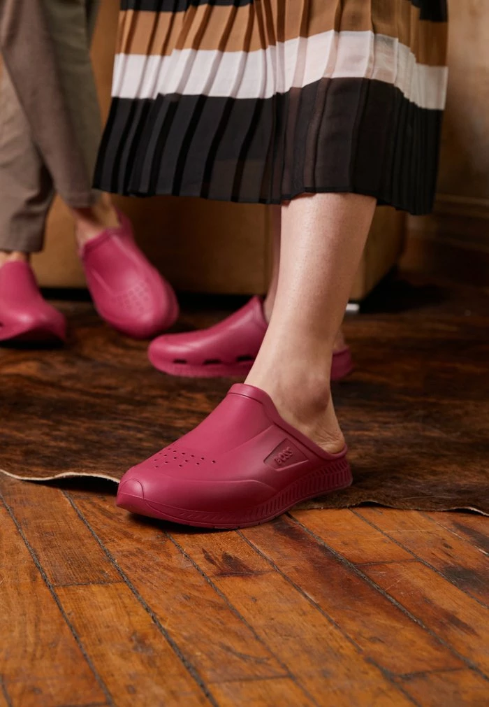 BOSS TITANIUM UNISEX - Mules - Bright Pink 3 BOSS TITANIUM UNISEX - Mules - Bright Pink