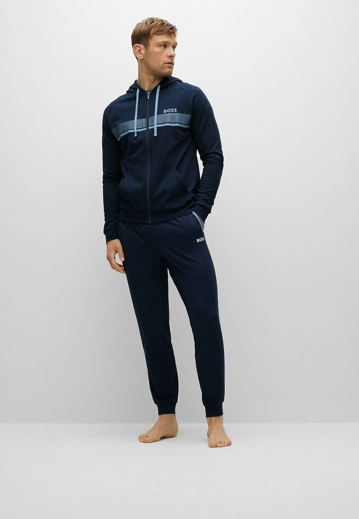 BOSS AUTHENTIC - Training Jacket - Dark Blue Three 4 BOSS AUTHENTIC - Training Jacket - Dark Blue Three - Image 2