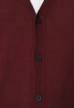 BOSS MARDON - Cardigan - Dark Red -BOSS Sales Store 4be72a41e4d84c0b8961aab577a74d9a