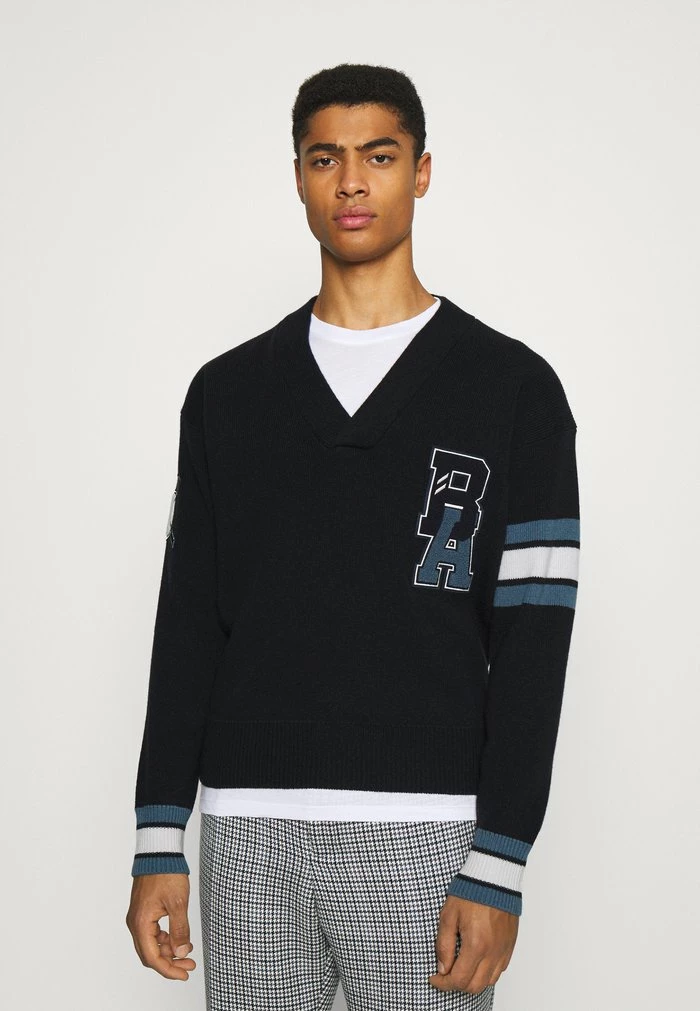 BOSS X RUSSELL ATHLETIC KRASSEV - Jumper - Navy 3 BOSS X RUSSELL ATHLETIC KRASSEV - Jumper - Navy