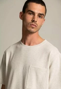 BOSS TEMPESTSHORT - Basic T-shirt - Sand -BOSS Sales Store 4c286b47249346408e94bdf4458cabe2