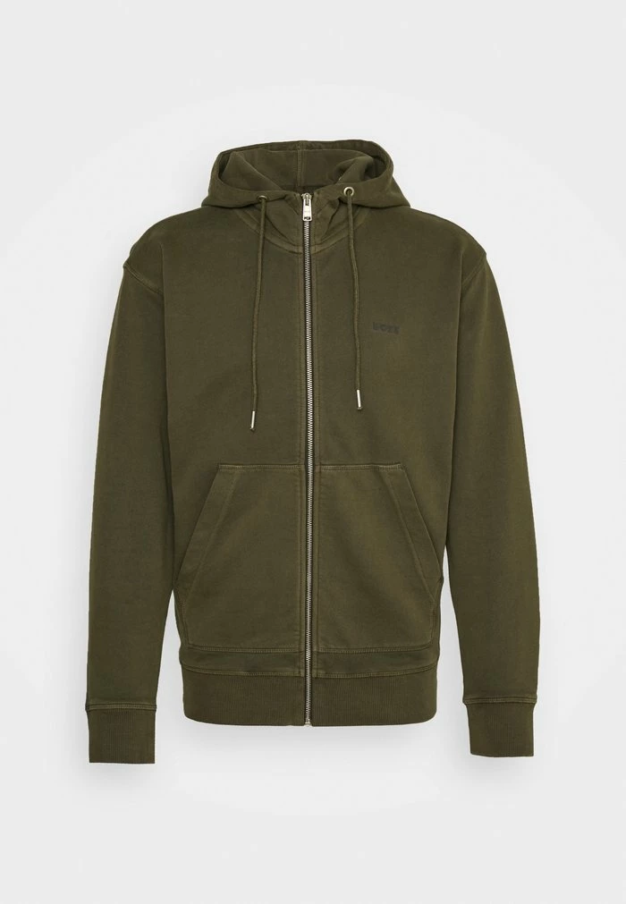 BOSS ZEFADE - Zip-up Sweatshirt - Dark Green 7 BOSS ZEFADE - Zip-up Sweatshirt - Dark Green - Image 5