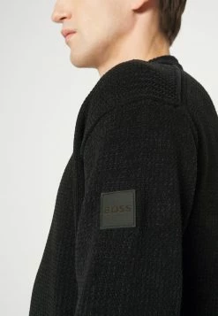 BOSS KOMENTINO - Jumper - Black -BOSS Sales Store 4e1e116a87e44f1fbbe107a654657260