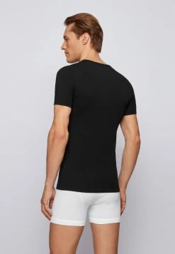 BOSS 2 PACK - Undershirt - Black -BOSS Sales Store 4e1ffc2c9b744f488407fcc947998b66