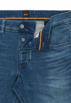 BOSS TABER - Jeans Tapered Fit - Dark Blue -BOSS Sales Store 4e3e02c1342740d98f039200f4c1176c