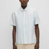BOSS LUKKA - Shirt - Light Blue Three